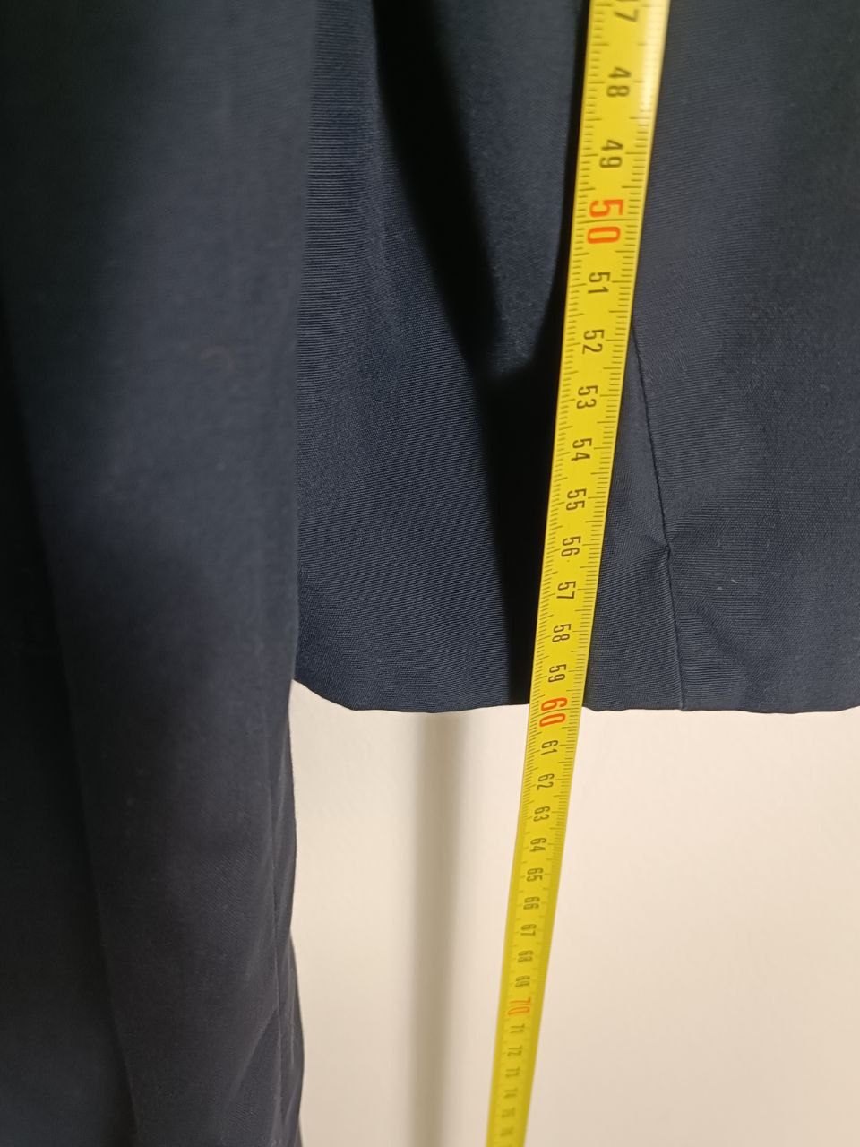 cappotto trench vintage lungo blu navy classico